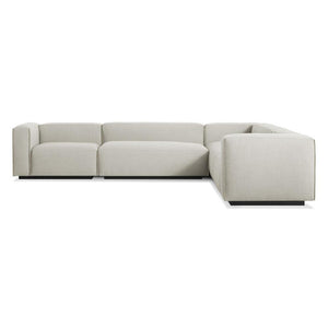 Cleon Large Sectional Sofa Sofa BluDot Maharam Mode in Clavicle Left 