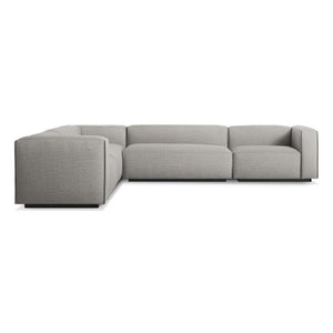 Cleon Large Sectional Sofa Sofa BluDot Tait Charcoal Right 