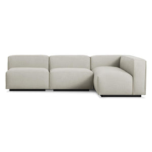 Cleon Medium Sectional Sofa Sofa BluDot Maharam Mode in Clavicle Left 