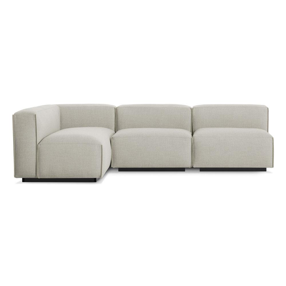 Cleon Medium Sectional Sofa Sofa BluDot Maharam Mode in Clavicle Right 