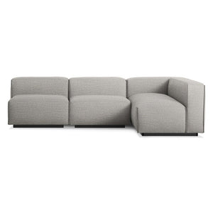 Cleon Medium Sectional Sofa Sofa BluDot Tait Charcoal Left 