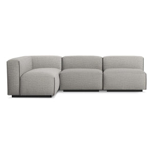 Cleon Medium Sectional Sofa Sofa BluDot Tait Charcoal Right 