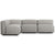 Cleon Medium Sectional Sofa Sofa BluDot Tait Charcoal Right 