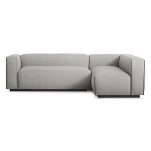 Cleon Small Sectional Sofa Sofa BluDot Tait Charcoal Left 