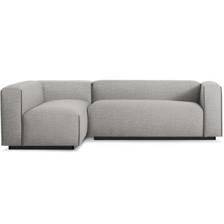 Cleon Small Sectional Sofa Sofa BluDot Tait Charcoal Right 