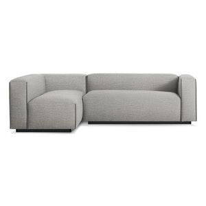 Cleon Small Sectional Sofa Sofa BluDot Tait Charcoal Right 