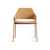 Clutch Dining Chair Side/Dining BluDot Camel Leather / White Oak 