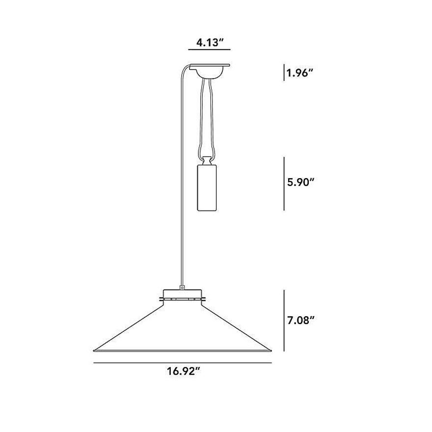 Codie Rise & Fall Pendant Light suspension lamps Original BTC 