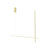 Coordinates Ceiling Light ceiling lights Flos C2 Long Champagne