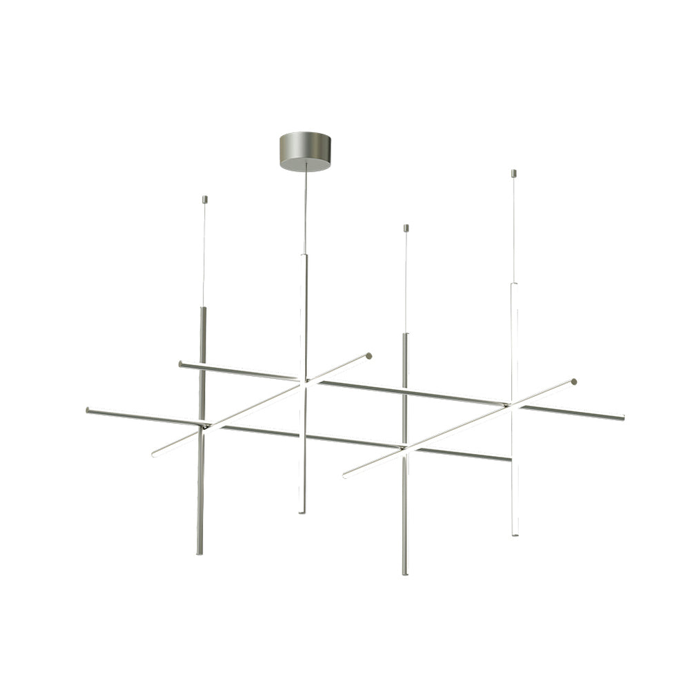 Coordinates Suspension Light ceiling lights Flos S4 Argent 