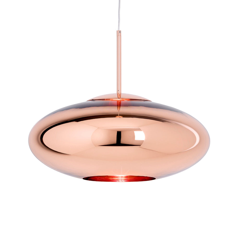 Copper LED Wide Pendant Light hanging lamps Tom Dixon 