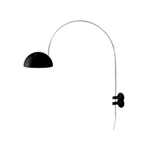 Coupe Arched Wall Lamp Wall Lights Oluce Black 