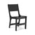 Cricket Dining Chair Dining Chair Loll Designs Solid Back Black 