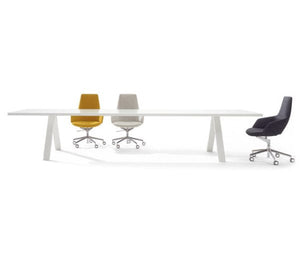 Cross Table with Rectangular Top in Fenix Tables Arper 