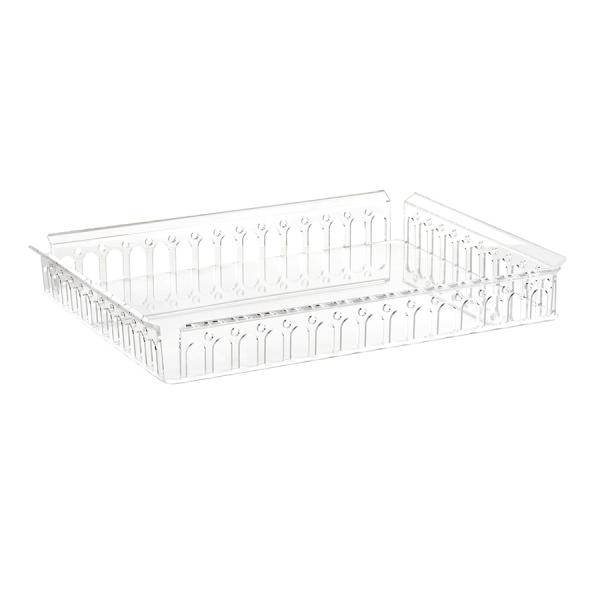 Piazza Tray Tray Kartell Transparent Crystal 