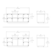 Cubby Bench Benches Loll Designs 