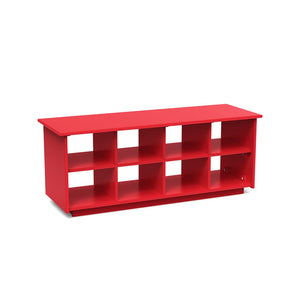 Cubby Bench Benches Loll Designs Apple Red Standard Small: 44 In Width