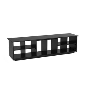 Cubby Bench Benches Loll Designs Black Boot Holes Large: 64.75 In Width