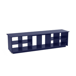 Cubby Bench Benches Loll Designs Navy Blue Boot Holes Large: 64.75 In Width