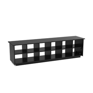 Cubby Bench Benches Loll Designs Black Standard Large: 64.75 In Width