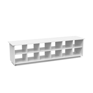 Cubby Bench Benches Loll Designs Cloud White Standard Large: 64.75 In Width