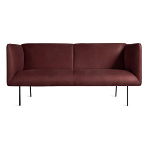 Dandy 70" Sofa sofa BluDot Oxblood Leather 