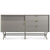 Dang 1 Door / 3 Drawer Console storage BluDot Risk-Averse Grey 