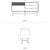 Dang 1 Door / 3 Drawer Console storage BluDot 