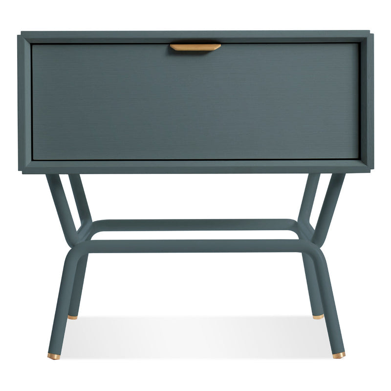 Dang 1 Drawer Nightstand storage BluDot Marine Blue 