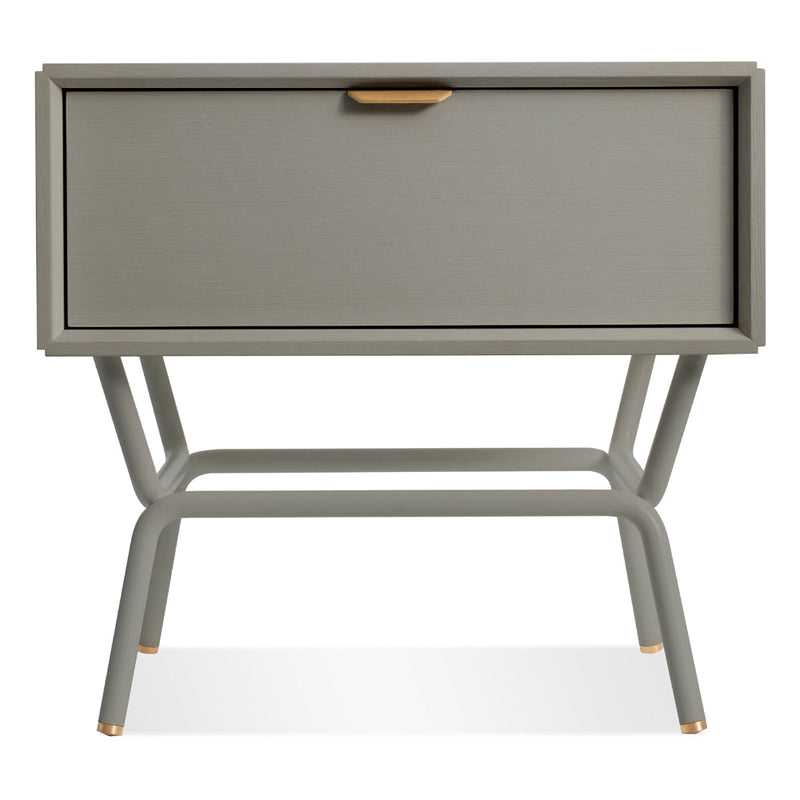Dang 1 Drawer Nightstand storage BluDot Risk-Averse Grey 