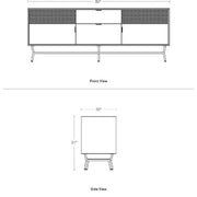 Dang 2 Door / 2 Drawer Console storage BluDot 
