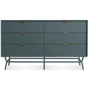 Dang 6 Drawer Dresser storage BluDot Marine Blue 
