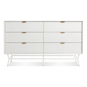 Dang 6 Drawer Dresser storage BluDot White 