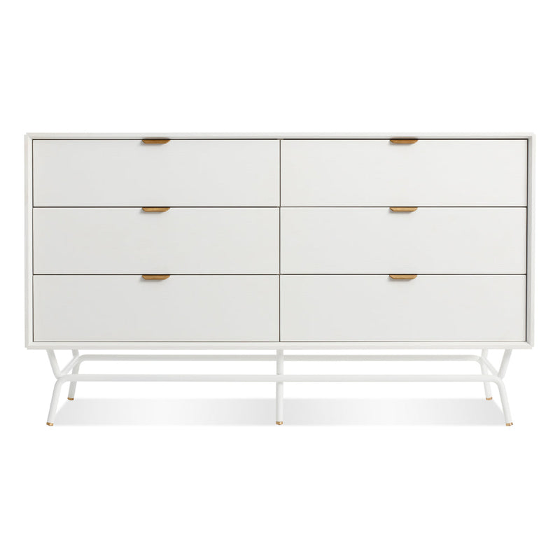 Dang 6 Drawer Dresser storage BluDot White 