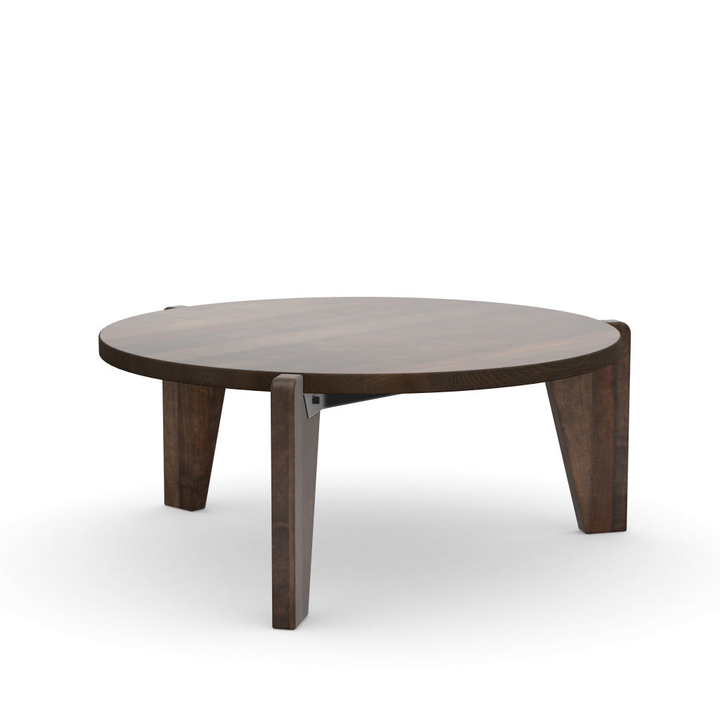 Prouve Gueridon Bas Solid Guéridon Bas Vitra Solid Dark Oak - Protective Varnish 