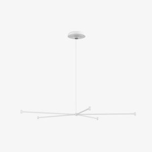 Dependant Circular Suspension System hanging lamps Louis Poulsen 6 Circular White 