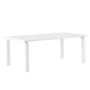 AALTO Table Rectangular 86A Tables Artek Top IKI White HPL | Legs and Edge Band White Lacquered + $205.00 