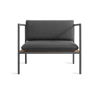Dog Days Outdoor Lounge Chair Lounge Chair BluDot Sunbrella Coal / Charcoal 