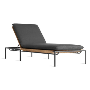 Dog Days Outdoor Sun Lounger Lounge Chair BluDot Sunbrella Coal / Charcoal 
