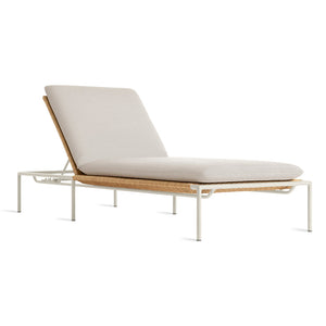 Dog Days Outdoor Sun Lounger Lounge Chair BluDot Sunbrella Linen / White 
