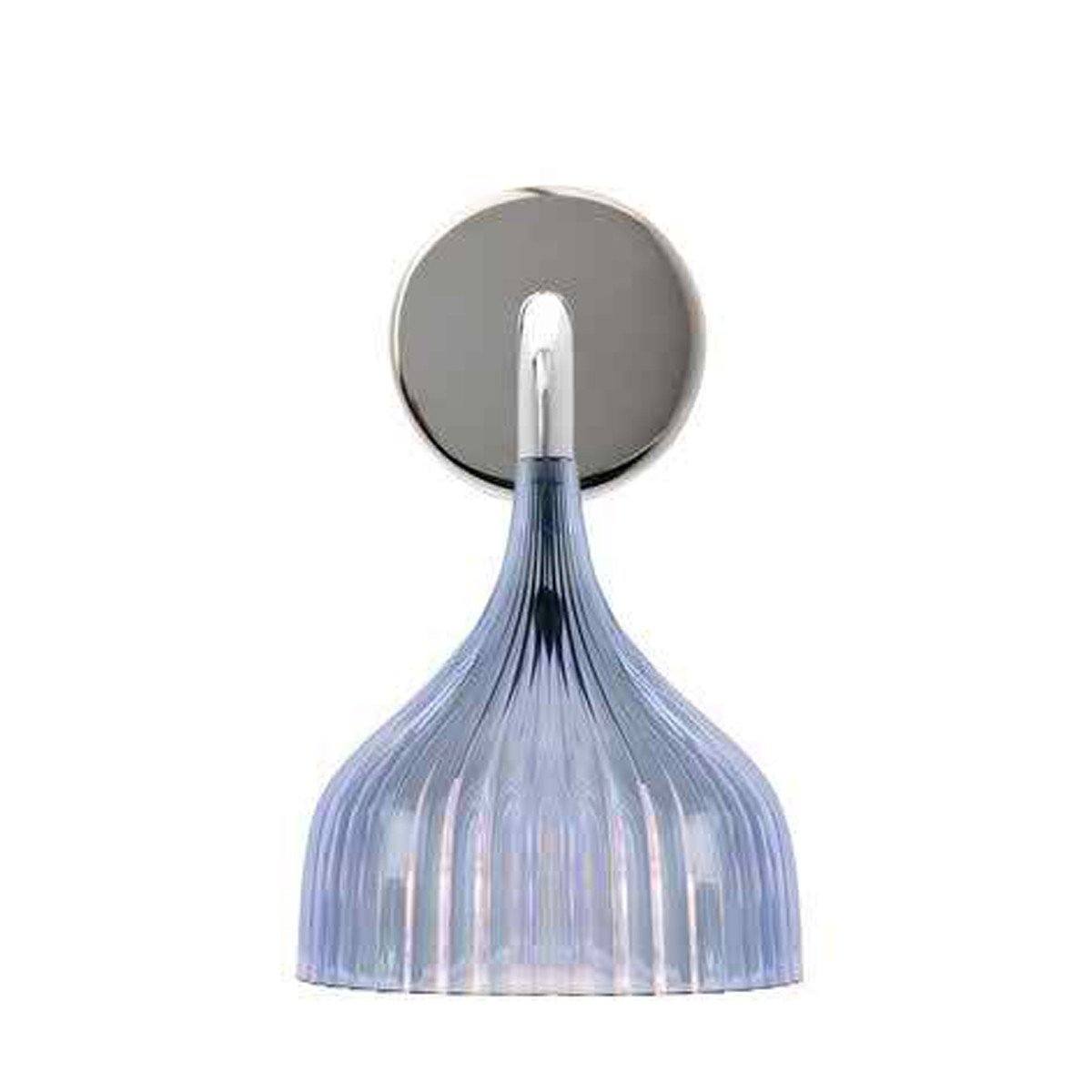 E Wall Lamp wall / ceiling lamps Kartell Transparent Light Blue 