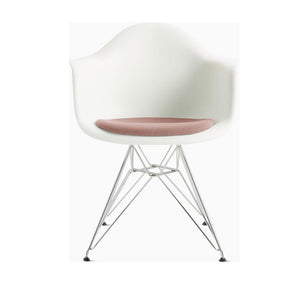 Eames Molded Wire Base Armchair With Seat Pad Armchair herman miller 