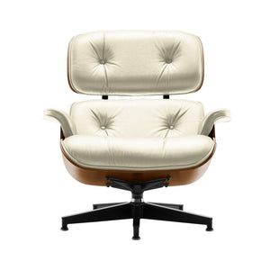 Eames Lounge Chair lounge chair herman miller Walnut Veneer Ivory Leather 