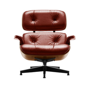 Eames Lounge Chair lounge chair herman miller Walnut Veneer Canyon Leather 