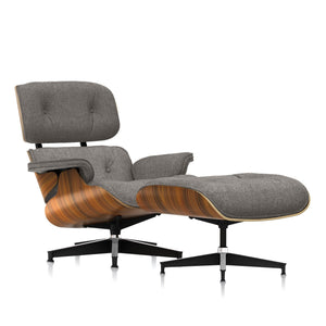 Eames Lounge Chair & Ottoman in Mohair Supreme lounge chair herman miller Standard Santos Palisander Mohair Supreme Lupine