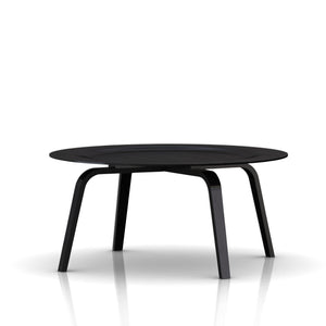 Eames Molded Plywood Coffee Table with Wood Base Coffee Tables herman miller Ebony Stained + $109.00 
