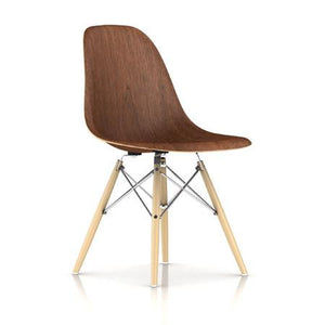 Eames Molded Wood Side Chair with Dowel Base Side/Dining herman miller 