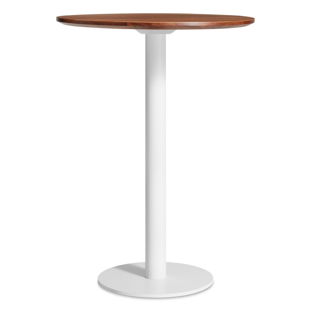 Easy 30&quot; Bar Height Cafe Table Coffee Tables BluDot Walnut/White 