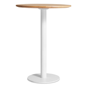 Easy 30" Bar Height Cafe Table Coffee Tables BluDot White Oak/White 