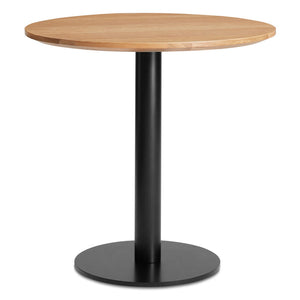 Easy 30" Cafe Table Coffee Tables BluDot White Oak/Black 